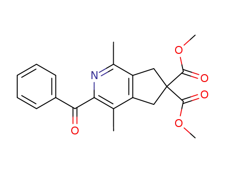 3-benzoyl-1,4-dimethyl-5,7-dihydro-[2]pyrindine-6,6-dicarboxylic acid dimethyl ester