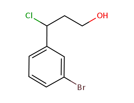 3-(3-bromophenyl)-3-chloropropan-1-ol