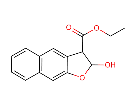 2-hydroxy-2,3-dihydro-naphtho[2,3-b]furan-3-carboxylic acid ethyl ester