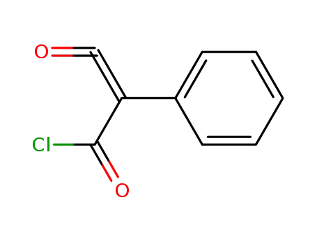 Molecular Structure of 17118-70-6 (2-Phenyl-3-oxoacrylic acid chloride)
