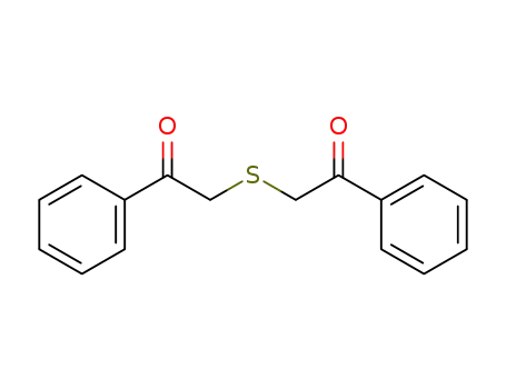 Molecular Structure of 2461-80-5 (Bis(benzoylmethyl) sulfide)