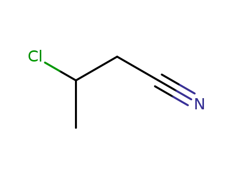 Molecular Structure of 53778-71-5 (3-chlorobutyronitrile)