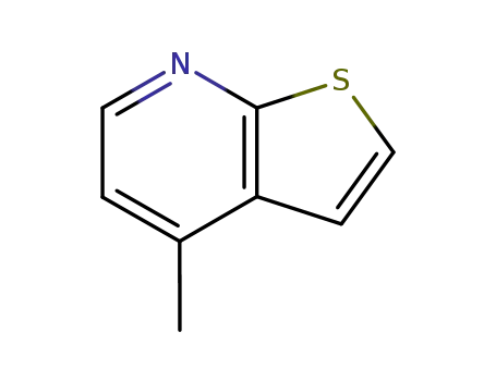 Molecular Structure of 13362-81-7 (Thieno[2,3-b]pyridine, 4-methyl- (6CI,7CI,8CI,9CI))