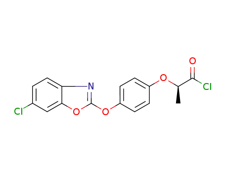 (2R)-2-{4-[(6-chloro-1,3-benzoxazol-2-yl)oxy]phenoxy}propanoyl chloride