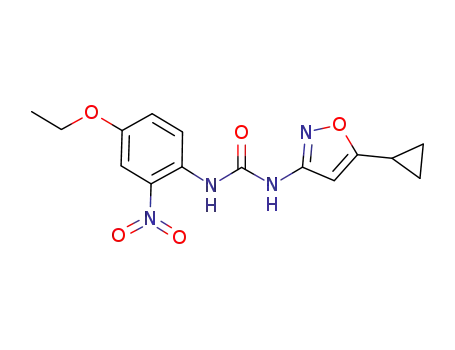 N-(5-cyclopropylisoxazol-3-yl)-N'-(4-ethoxy-2-nitrophenyl)urea