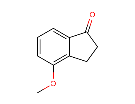 Molecular Structure of 13336-31-7 (4-METHOXY-1-INDANONE)