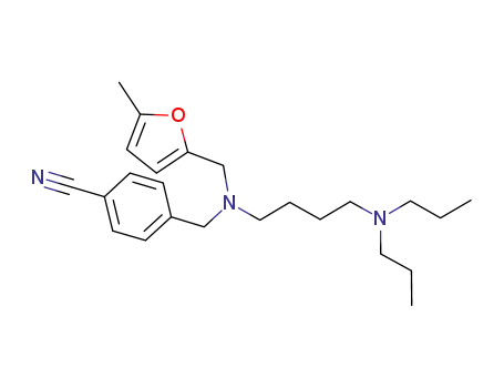4-{[(4-dipropylaminobutyl)-(5-methylfuran-2-ylmethyl)amino]methyl}benzonitrile