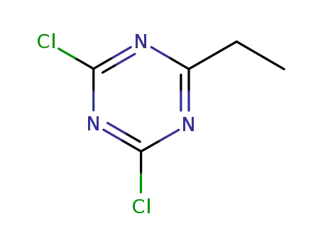 Molecular Structure of 698-72-6 (2,4-dichloro-6-ethyl-1,3,5-triazine)