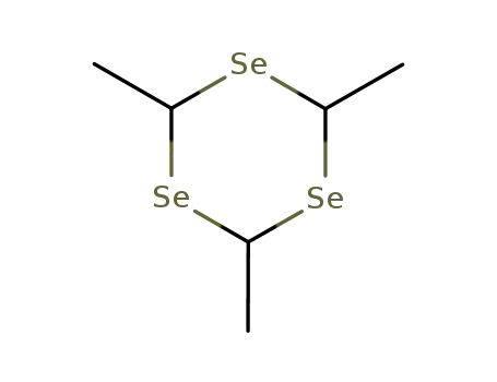 Molecular Structure of 15732-69-1 (2,4,6-Trimethyl-1,3,5-triselenacyclohexane)