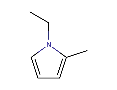 Molecular Structure of 19983-83-6 (1H-Pyrrole, 1-ethyl-2-methyl-)