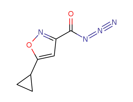 5-cyclopropylisoxazole-3-carbonyl azide