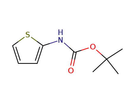 Molecular Structure of 56267-50-6 (TERT-BUTYL N-(2-THIENYL)CARBAMATE)
