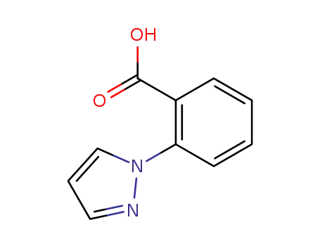 Molecular Structure of 55317-53-8 (2-(1H-PYRAZOL-1-YL)BENZOIC ACID)