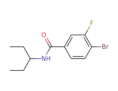4-bromo-N-(1-ethyl-propyl)-3-fluoro-benzamide