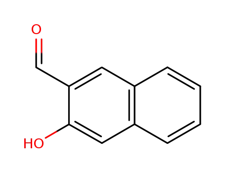 Molecular Structure of 581-71-5 (3-hydroxynaphthalene-2-carbaldehyde)