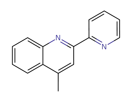 Molecular Structure of 20364-45-8 (Quinoline, 4-methyl-2-(2-pyridinyl)-)