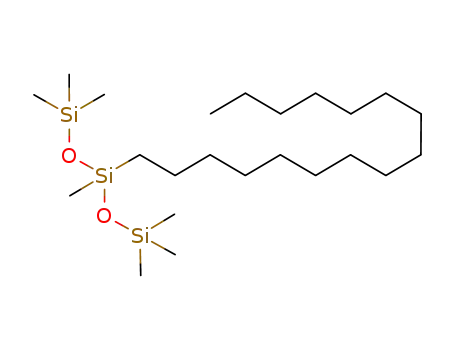 Molecular Structure of 286938-67-8 (Trisiloxane, 3-hexadecyl-1,1,1,3,5,5,5-heptamethyl-)