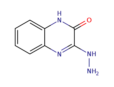 Molecular Structure of 31595-63-8 (2,3-Quinoxalinedione,1,4-dihydro-,monohydrazone(9CI))