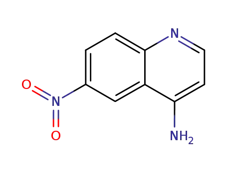 Molecular Structure of 116632-55-4 (4-AMINO-6-NITRO-QUINOLINE)