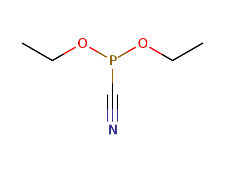 Molecular Structure of 33326-12-4 (Phosphorocyanidous acid diethyl ester)