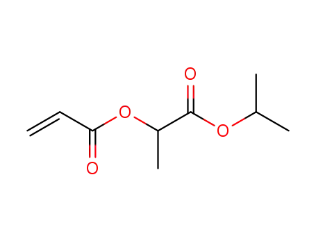 Molecular Structure of 92173-19-8 (2-Propenoic acid, 1-methyl-2-(1-methylethoxy)-2-oxoethyl ester, (S)-)
