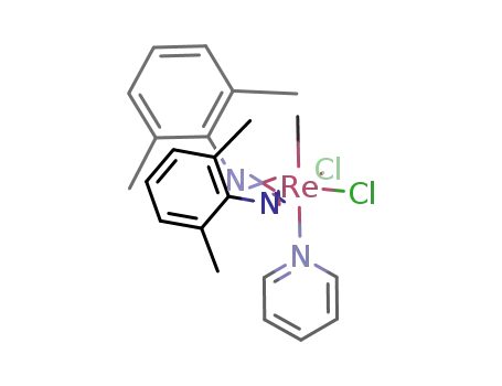 dichlorobis(2,6-dimethylphenylimido)methyl(pyridine)rhenium(VII)