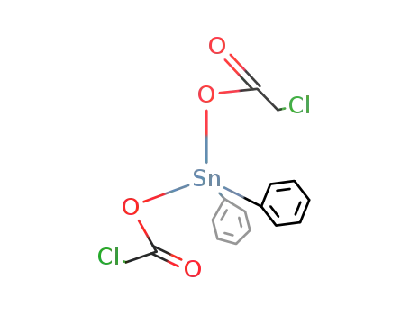 Molecular Structure of 30250-06-7 (Stannane, bis[(chloroacetyl)oxy]diphenyl-)