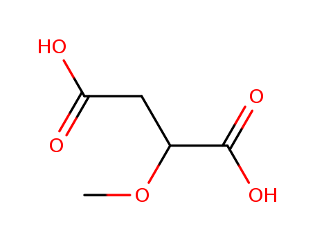 Molecular Structure of 1726-80-3 (Butanedioic acid, methoxy-)
