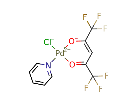 chloro(1,1,1,5,5,5-hexafluoro-2,4-pentanedionato)(pyridine)palladium(II)