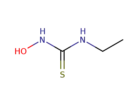 Molecular Structure of 25684-38-2 (Thiourea, N-ethyl-N'-hydroxy-)
