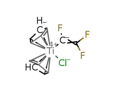chloro(perfluorovinyl)(η(5)-cyclopentadienyl)titanium(IV)