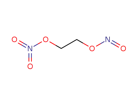 Molecular Structure of 66329-10-0 (Nitrous acid, 2-(nitrooxy)ethyl ester)