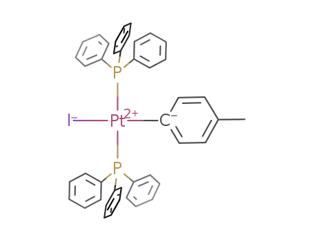 trans-PtI(PPh3)2C6H4Me-p
