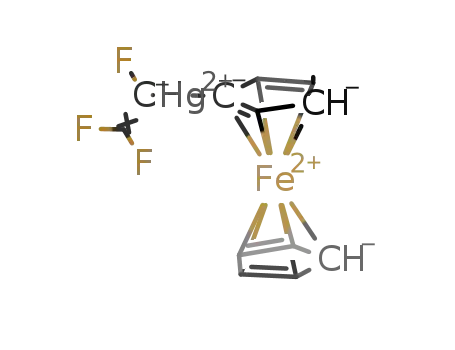 (C5H5)Fe(C5H4)Hg(CFCF2)