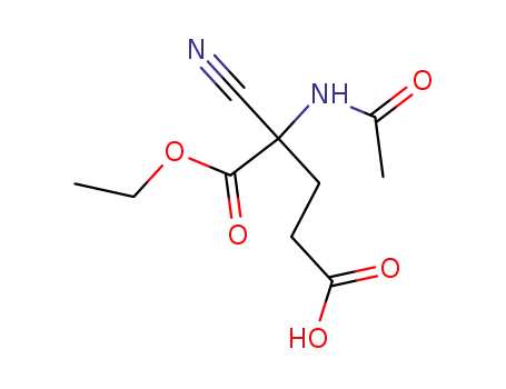 2-acetylamino-2-cyano-glutaric acid-1-ethyl ester