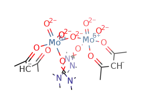 [Mo2O5(acetylacetonate)2(tetramethylurea)2]
