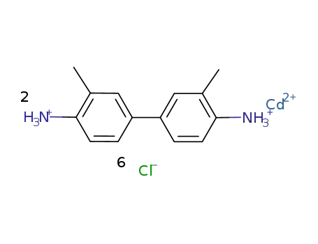 bis(3,3'-dimethylbenzidine diammonium) tetrachloride cadmate dichloride