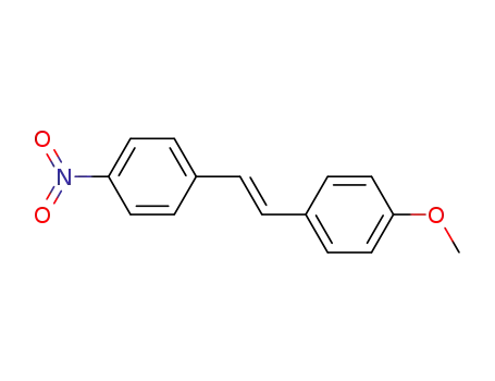 Molecular Structure of 4648-33-3 ((E)-4-Nitro-4'-methoxystilbene)