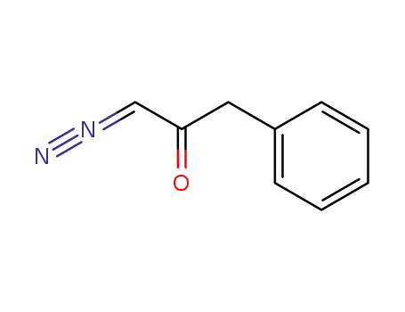 Molecular Structure of 4250-02-6 (2-Propanone, 1-diazo-3-phenyl-)