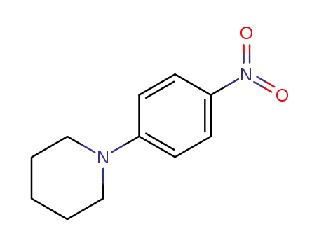 Molecular Structure of 6574-15-8 (1-(4-Nitrophenyl)piperidine)