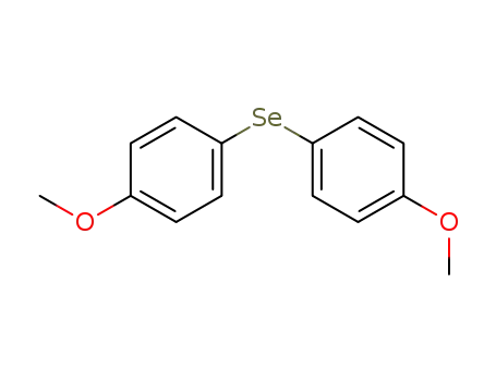 Molecular Structure of 22216-66-6 (Benzene,1,1'-selenobis[4-methoxy-)
