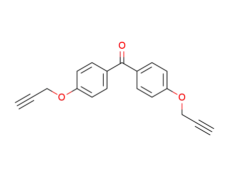 Molecular Structure of 18296-80-5 (Methanone, bis[4-(2-propynyloxy)phenyl]-)