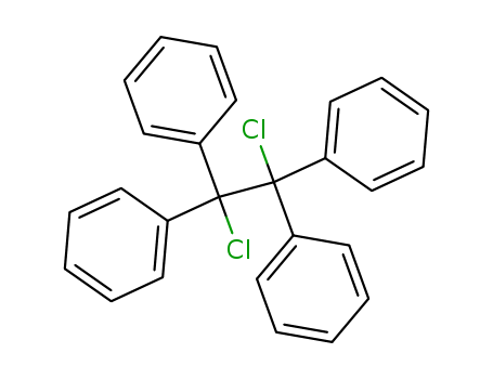 Molecular Structure of 1600-30-2 (Benzene,1,1',1'',1'''-(1,2-dichloro-1,2-ethanediylidene)tetrakis-)