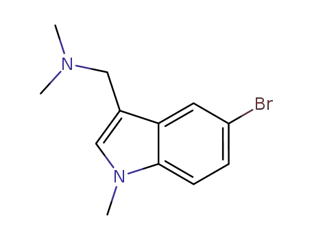 5-bromo-3-(N,N-dimethylaminomethyl)-N-methylindole