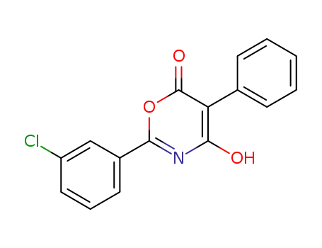 2-(3-chlorophenyl)-4-hydroxy-5-phenyl-6H-1,3-oxazin-6-one
