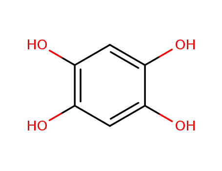 Molecular Structure of 636-32-8 (1,2,4,5-tetrahydroxybenzene)