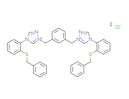 1,1'-[1,3-phenylenedi(methylene)]bis[4-((2-benzylthio)phenyl)-4H-1,2,4-triazol-1-ium] dichloride