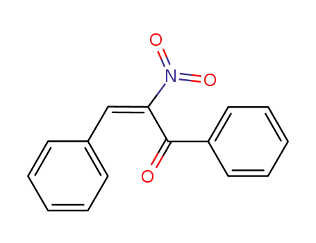 Molecular Structure of 18315-79-2 (2-Propen-1-one, 2-nitro-1,3-diphenyl-, (E)-)
