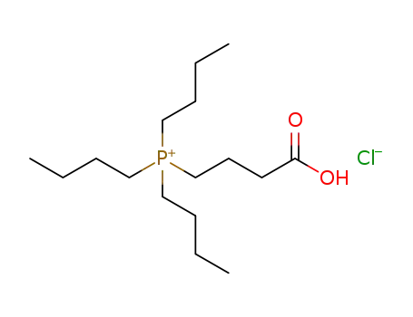 Molecular Structure of 64750-78-3 (Phosphonium, tributyl(3-carboxypropyl)-, chloride)