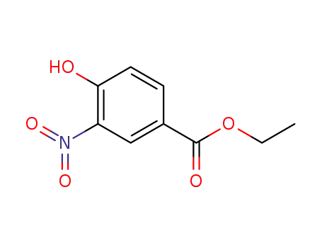 Molecular Structure of 19013-10-6 (ETHYL 4-HYDROXY-3-NITROBENZOATE)